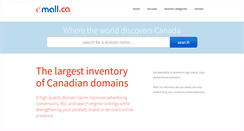 Desktop Screenshot of emall.ca