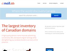 Tablet Screenshot of emall.ca